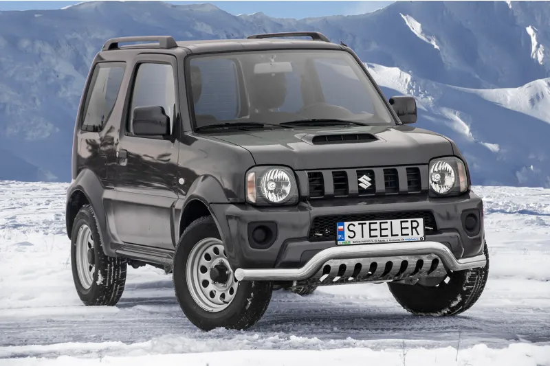 EC low spoiler bar with axle-plate — Suzuki Jimny (2012–2017)