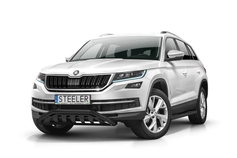 EC kitsas madal kaitseraud sillaplaadiga, must — Škoda Kodiaq (2016–)