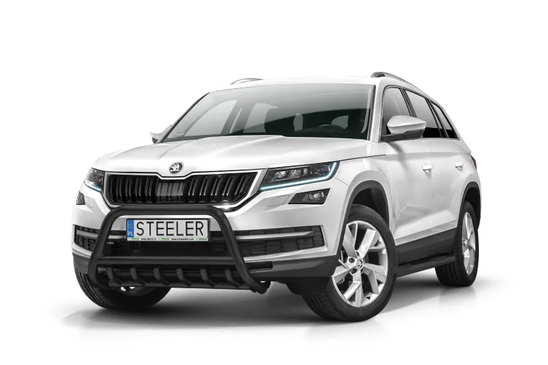 EC A-kaitseraud põikitoru ja sillatoruga, must — Škoda Kodiaq (2016–)