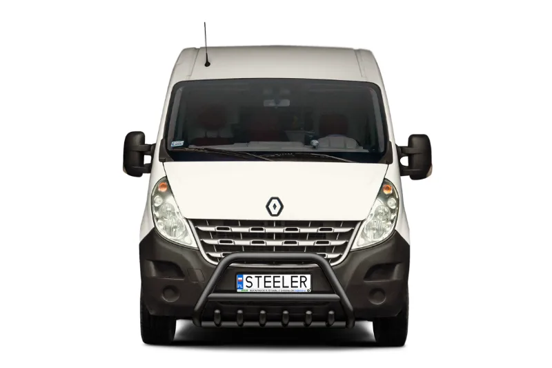 Дуга EC A с поперечиной и защитой моста, чёрная — Renault Master (2010–2019)