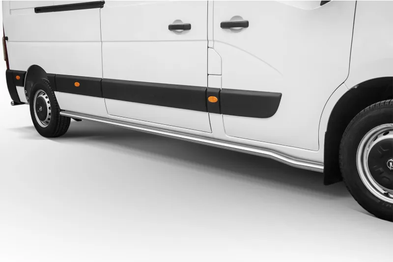 Stainless steel side bars — Opel Movano (2019–)
