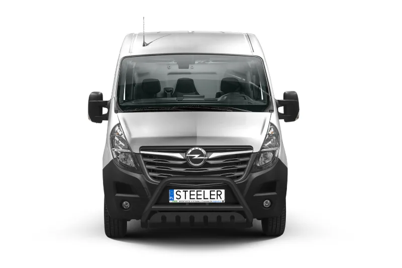 EC A-kaitseraud põikitoru ja sillaplaadiga, must — Opel Movano (2019–)