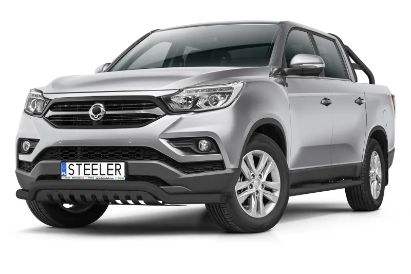 EC madal kaitseraud sillaplaadiga, must — SsangYong Musso (2018–)