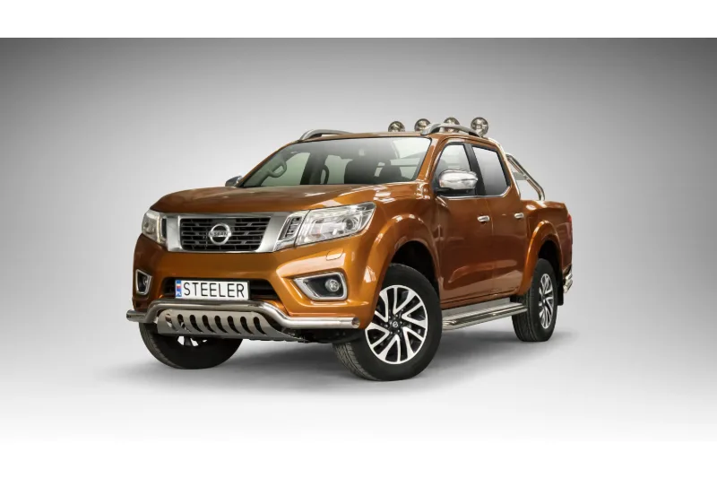 EC low spoiler bar with axle-plate — Nissan Navara NP300 (2015–)