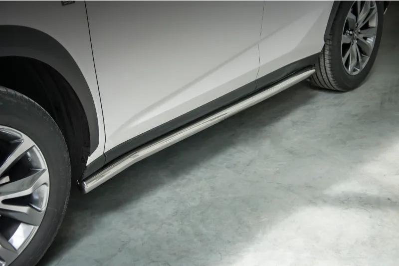 Stainless steel side bars — Lexus NX (2014–)