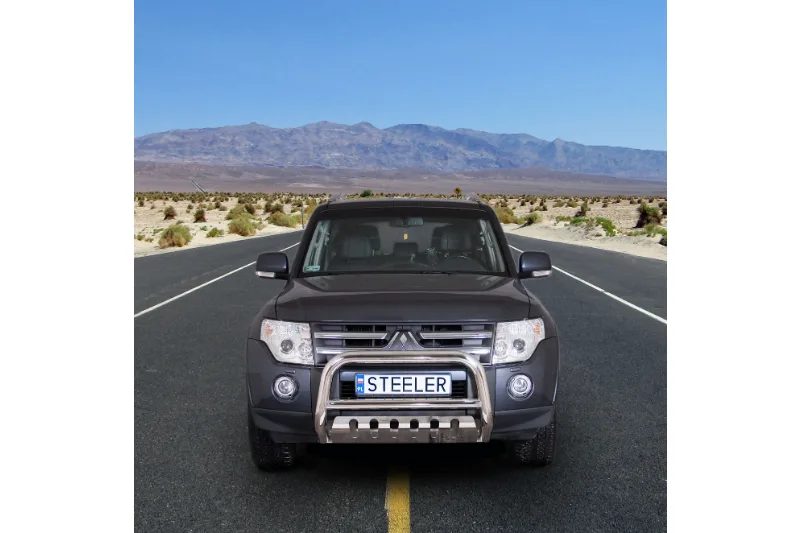 EC A-bar with cross bar and axle-plate — Mitsubishi Pajero (2007–2014)