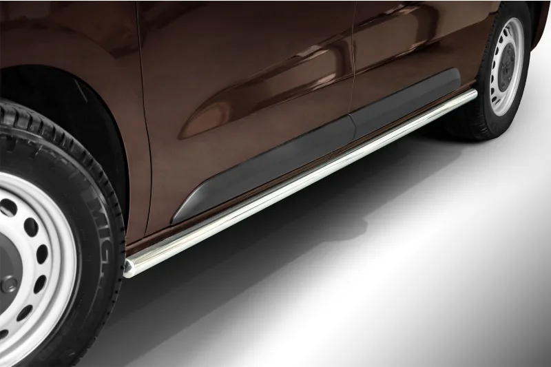 Stainless steel side bars — Toyota Proace (2016–)