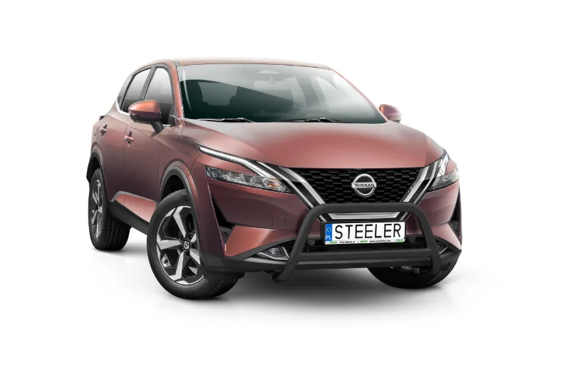 EC A-kaitseraud põikitoruga, must — Nissan Qashqai (2021–)