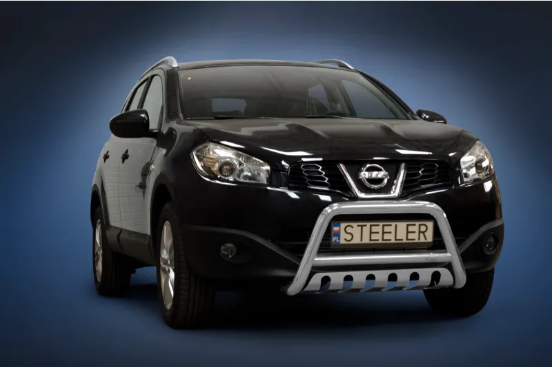 EC A-kaitseraud põikitoru ja sillaplaadiga — Nissan Qashqai (2010–2013)