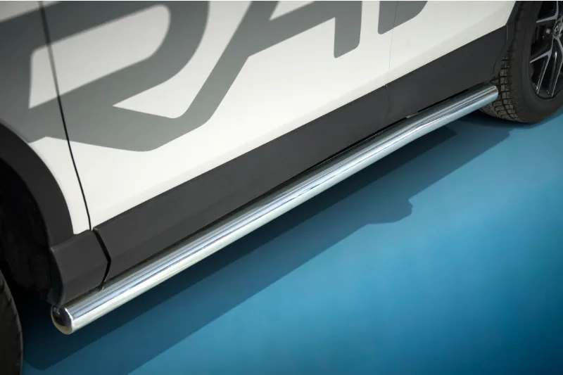 Stainless steel side bars — Toyota RAV4 (2016–2018)