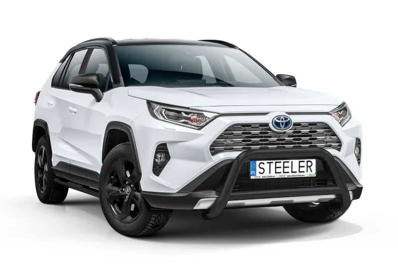 Дуга EC A с поперечиной, чёрная — Toyota RAV4 (2018–)