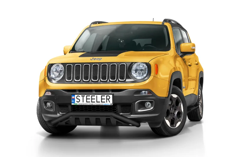 EC madal kaitseraud sillaplaadiga, must — Jeep Renegade (2014–2018)