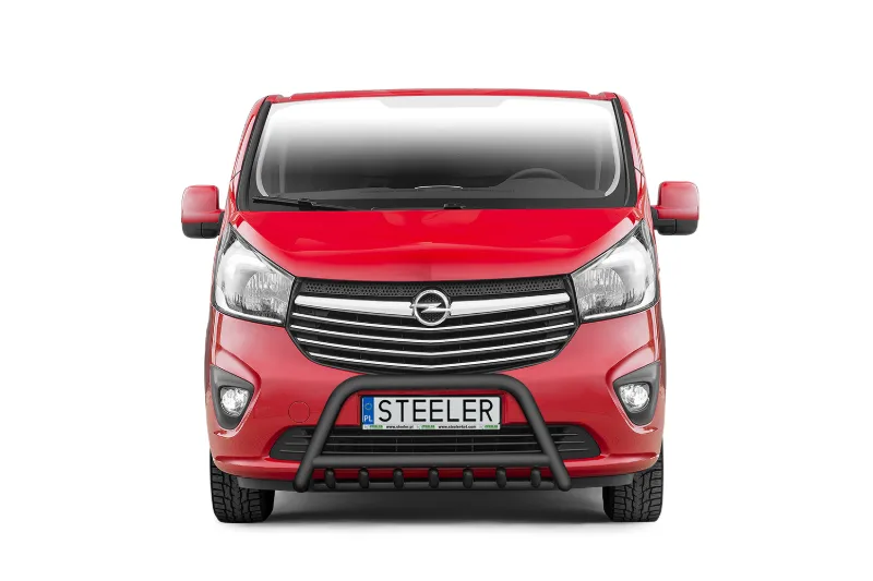 EC A-bar with cross bar and axle-bar, black — Opel Vivaro (2014–)