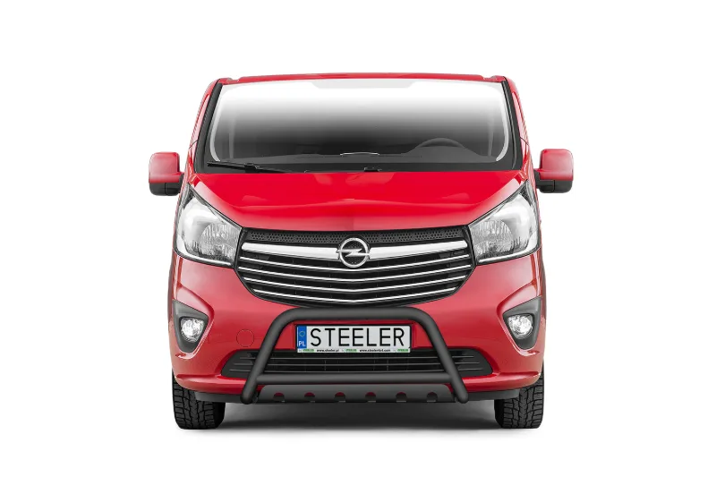 EC A-bar with cross bar and axle-plate, black — Opel Vivaro (2014–)