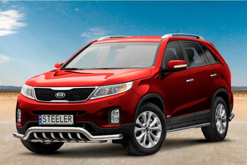 EC low spoiler bar with axle-bar — Kia Sorento (2012–2014)