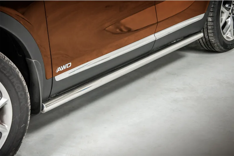 Stainless steel side bars — Kia Sorento (2015–)