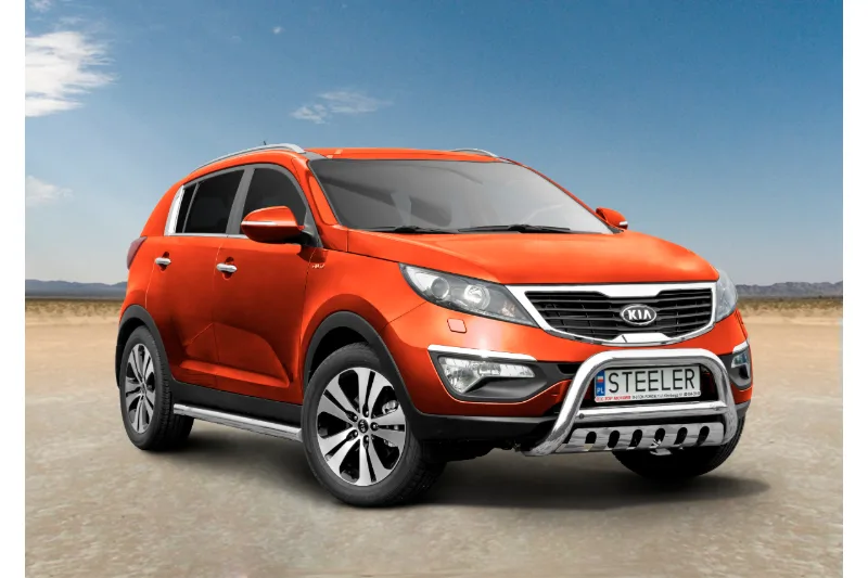 EC A-bar with cross bar and axle-plate — Kia Sportage (2010–2015)