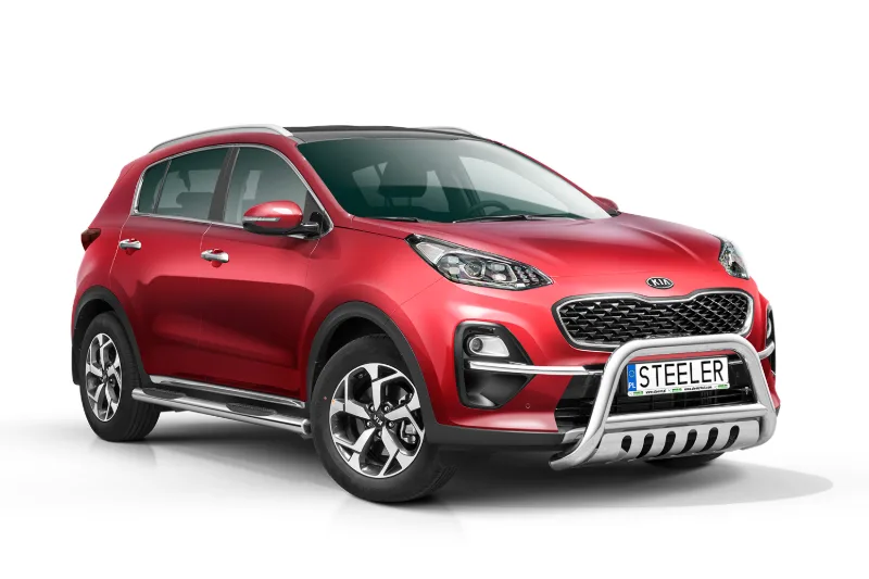 EC A-bar with cross bar and axle-plate — Kia Sportage (2018–2021)