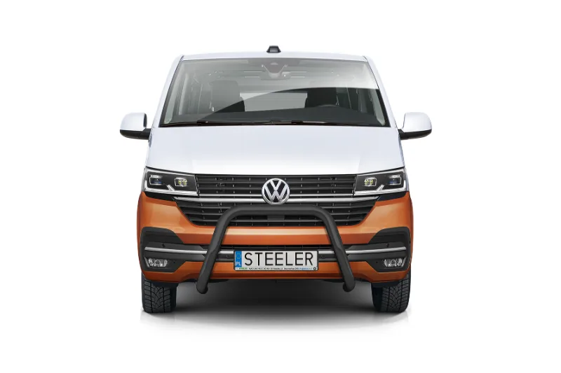 Дуга EC A без поперечины, чёрная — Volkswagen T6.1 (2019–)