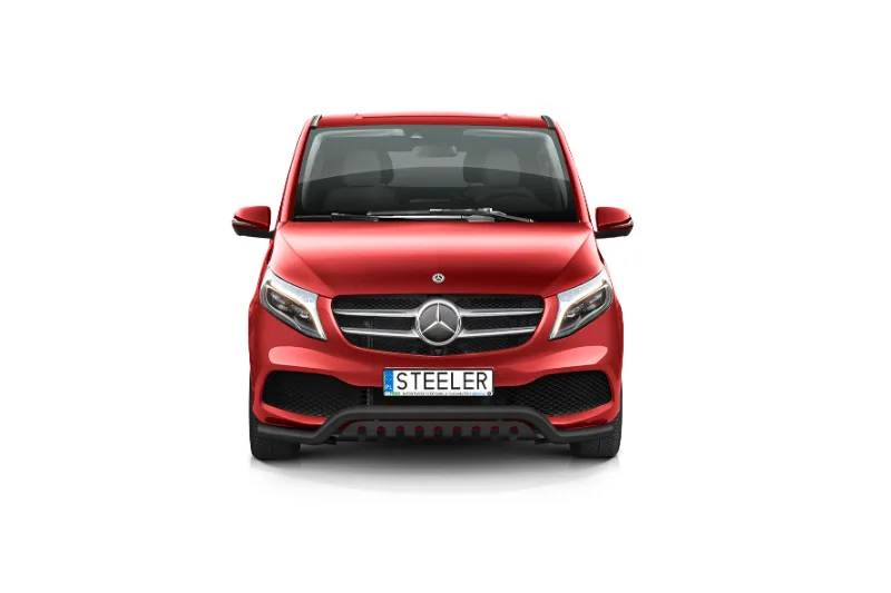 Нижняя дуга EC с защитой моста, чёрная — Mercedes-Benz V-Class (2019–)