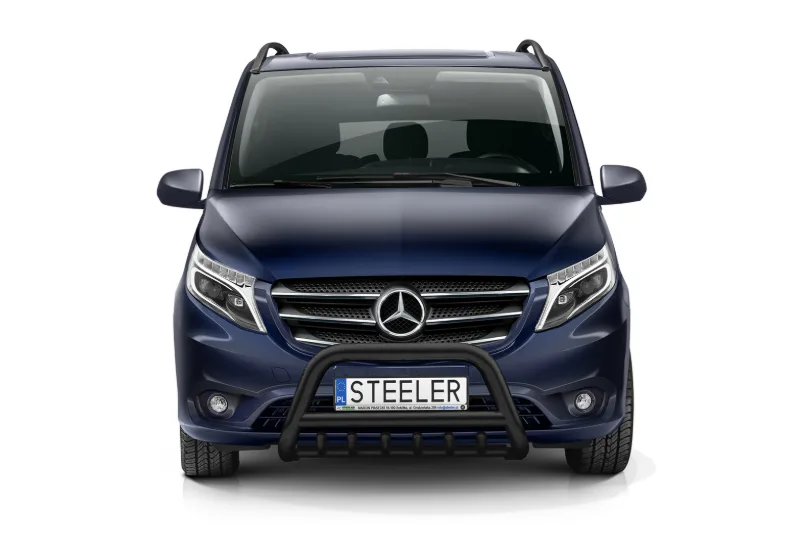 EC A-bar with cross bar and axle-bar, black — Mercedes-Benz Vito (2020–)