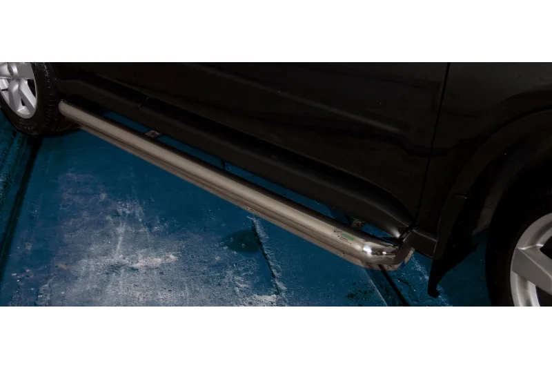Stainless steel side bars — Nissan X-Trail (2007–2010)