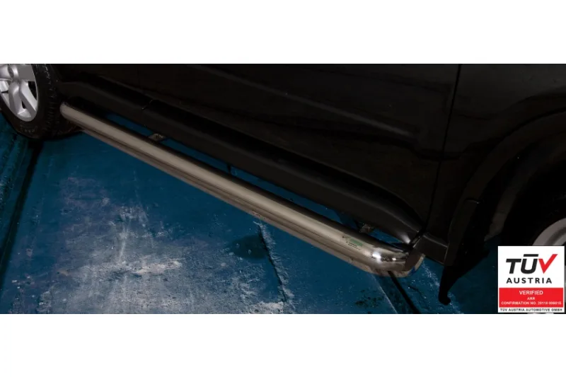 Stainless steel side bars — Nissan X-Trail (2010–2014)