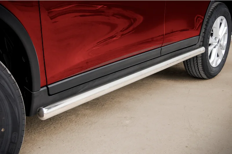 Stainless steel side bars — Nissan X-Trail (2014–2017)